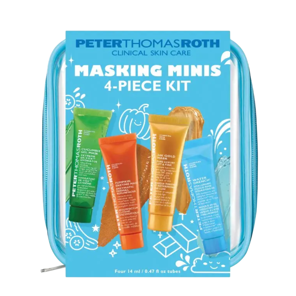 PETER THOMAS ROTH Masking Minis 4-Piece Kit - Набір мінімасок для комплексного догляду за шкірою в косметичці - фото №3 PETER THOMAS ROTH Masking Minis 4-Piece Kit - Набір мінімасок для комплексного догляду за шкірою в косметичці - фото №3
